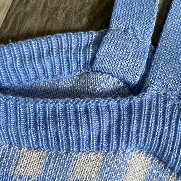 Blue Plaid Camisole Top - Picture 6 of 7